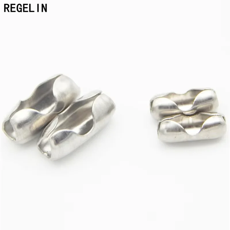 10m/Rolle Edelstahl-Kugelkette 1,5/2/2,4mm Kugelketten-Verbinder, zuschneidbar, für DIY-Halsketten, Anhänger und Schmuckherstellung – Detail 4