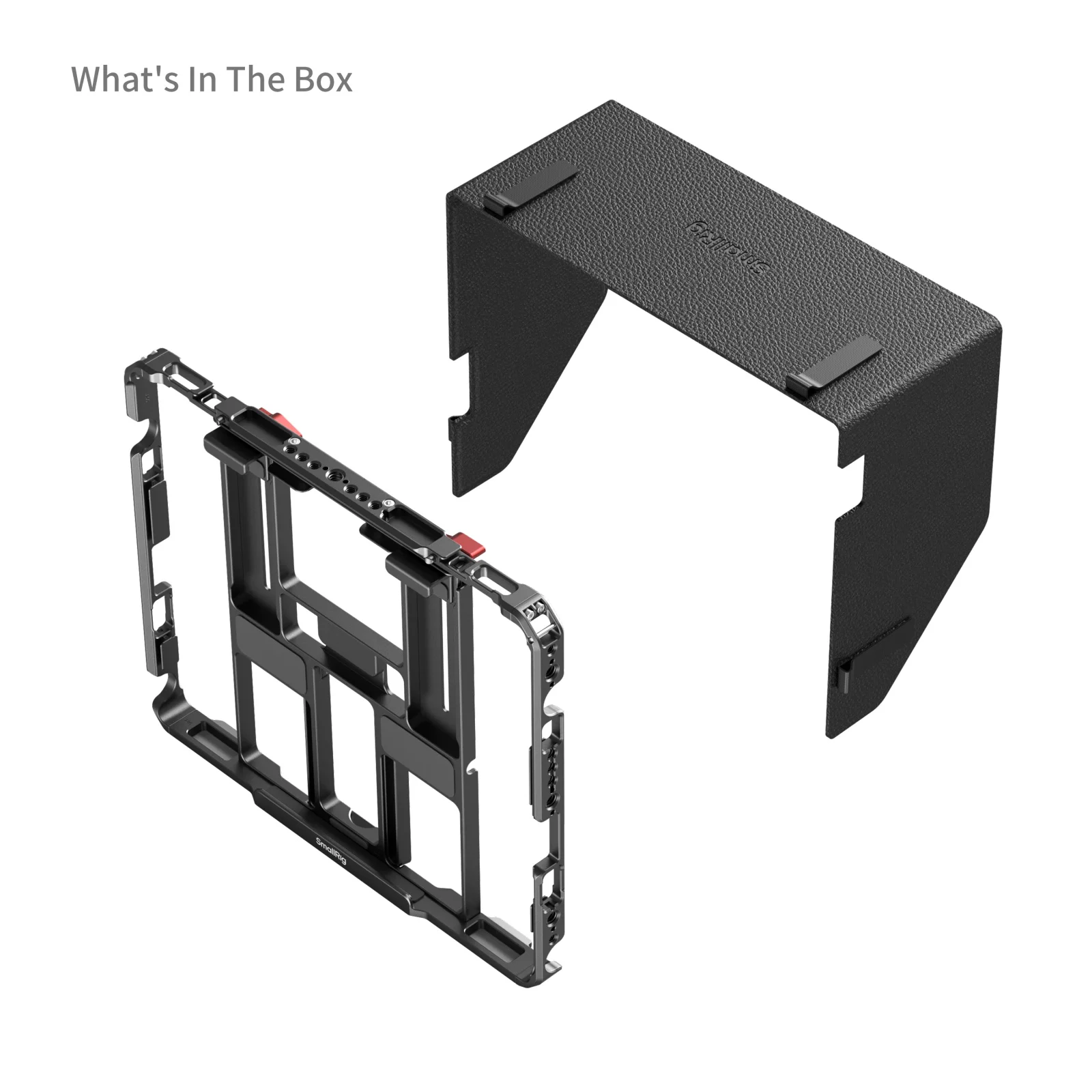 SmallRig Universele tabletkooi voor iPad voor iPad Mini voor iPad Pro met zonnekap 1/4"-20 en 3/8"-16 lokalisatiegaten -MD5059