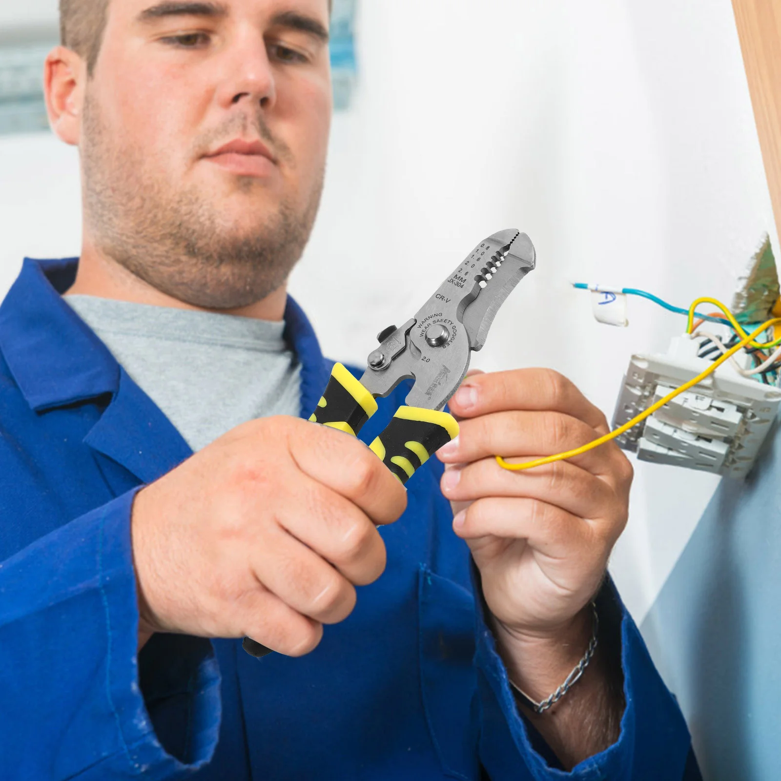 متعددة الوظائف سلك متجرد الفولاذ المقاوم للصدأ عدم الانزلاق مقبض كابل القاطع للمنزل كهربائي Pe Iv خط هاتف أداة القطع