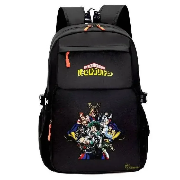 

Breathable Mesh Black My Hero Academia Student Teens School Bags Large Capacity Backpacks Anime Game