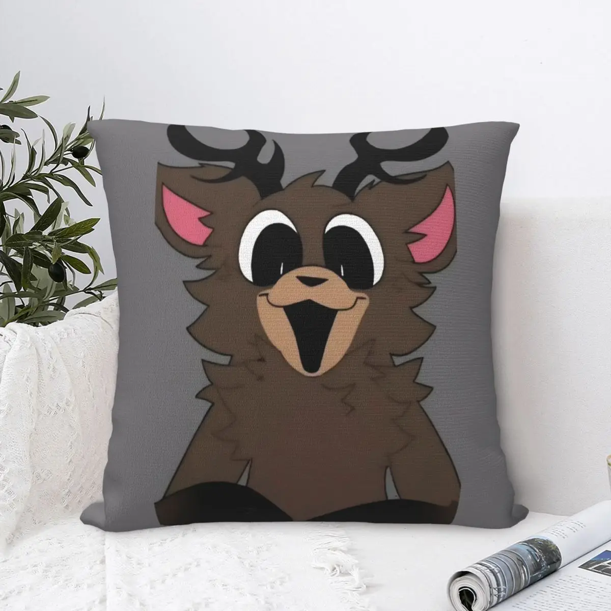 99 Nightse In The Forests Square Pillow Case Deer Game Cushion Cover Awesome Decorative Throw Pillow Case Cover for Sofa