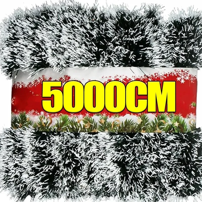 Guirlande de rubans de guirlandes de noël, couronne de canne verte, ruban de guirlandes, ornement d'arbre de noël suspendu, décoration de maison pour fête de mariage