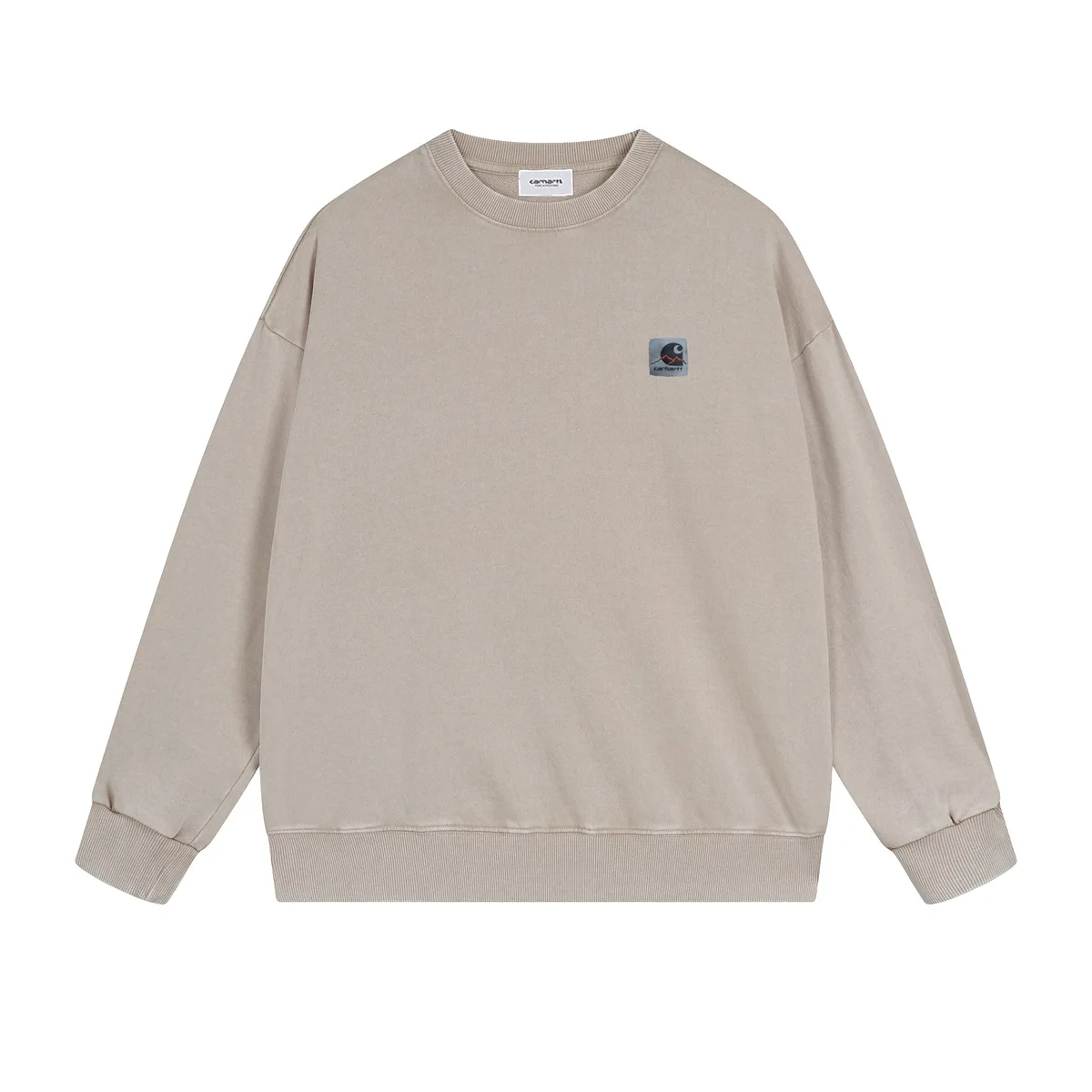 

American crewneck detroit sweatshirt long sleeve t-shirt - unisex washed top