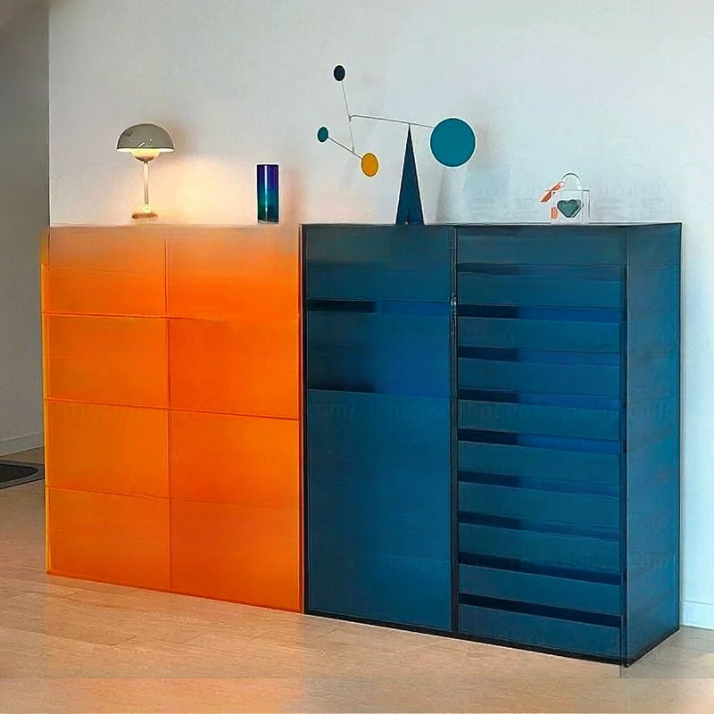 Simple modern acrylic display cabinet, shoe bag storage cabinet figure Lego model window display cabinet