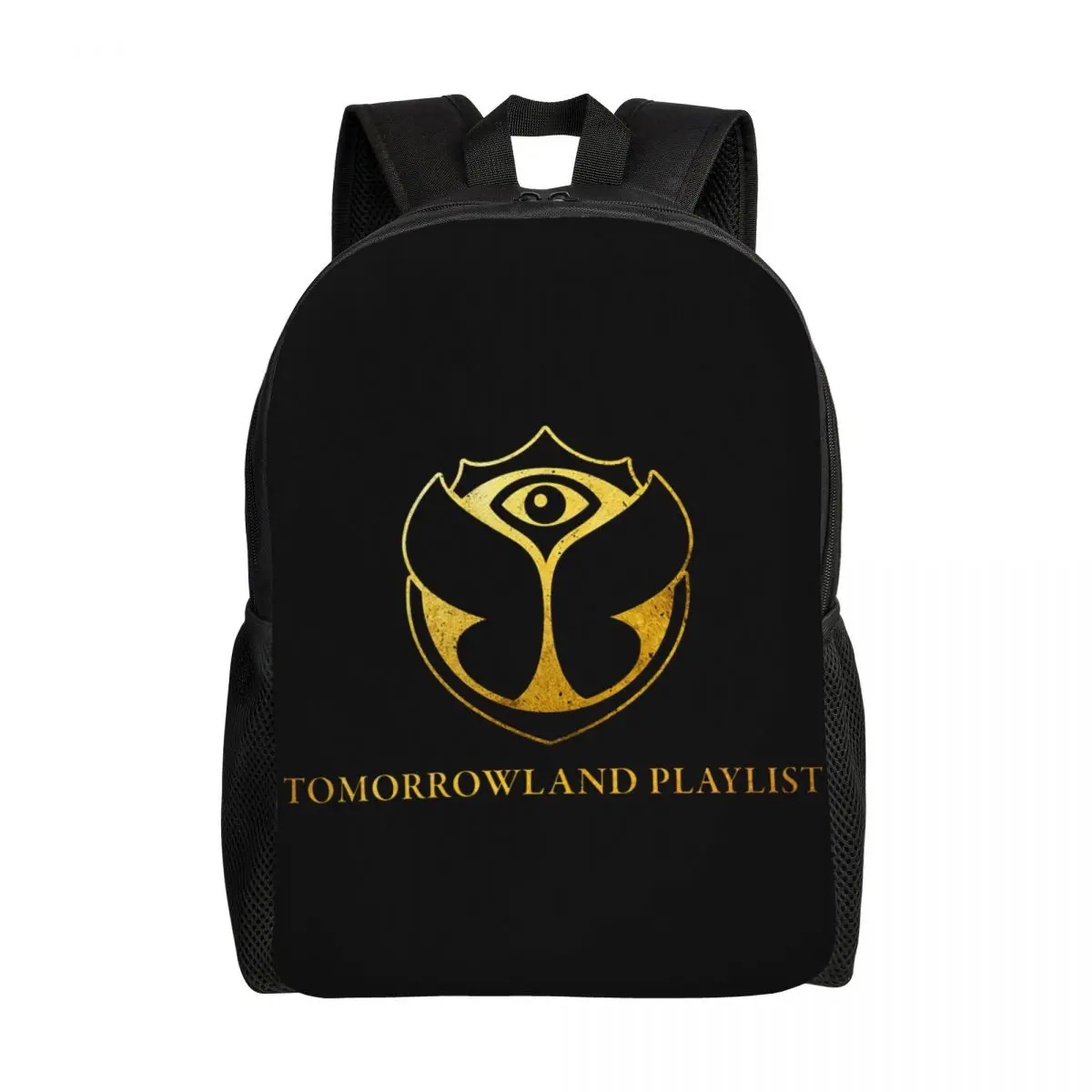 Customized Tomorrowland Laptop Backpack  Basic Bookbag for School College Students Belgian Electronic Dance Music Festival Bag