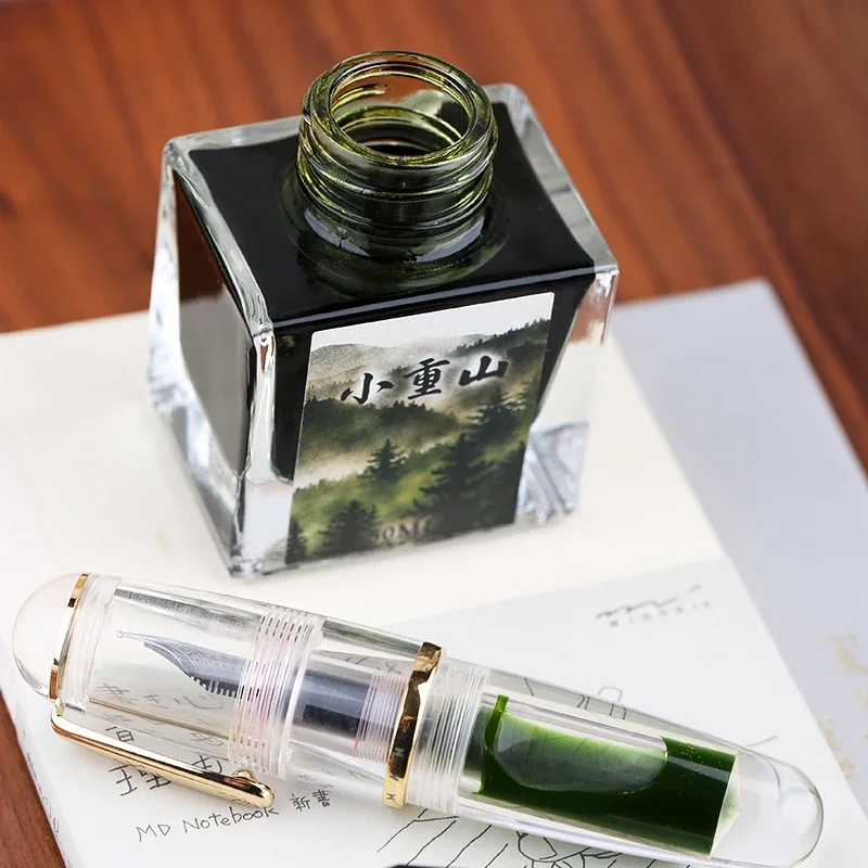 

MAJOHN 50ML 10 Colors Color Ink Pen Color Ink Writing Non-carbon Dye Ink Non-blocking Pen Dipping Pen Painting Multi-purpose