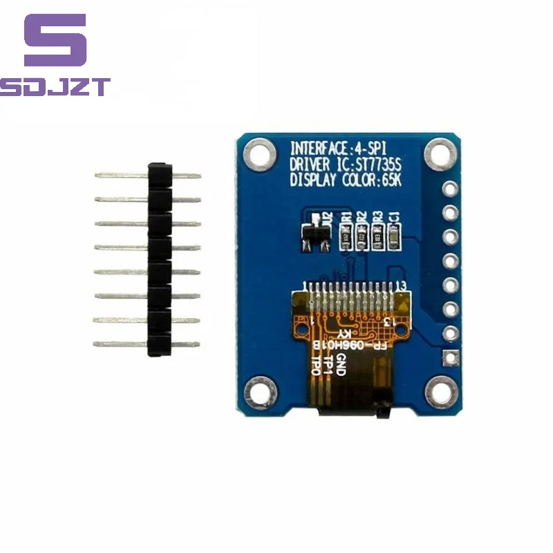 .Hot Sale-0.96 Inch IPS LCD TFT Display Module 160x80 HD 65K SPI Interface ST7735S 3.3V For Raspberry Pi DIY Project