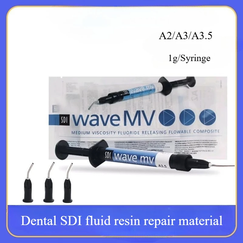 

1g/Syringe Dental SDI Fluid Resin Repair Materials A2/A3/A3.5 Dental Cavity Filling & Tooth Restoration Dental Oral Materials