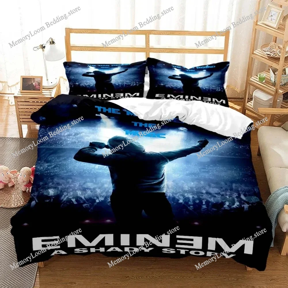 

Hip Hop Eminem Bedding Set Single Twin Full Queen King Size Bed Set Aldult Kid Bedroom Duvetcover Sets bed sheet set 2025