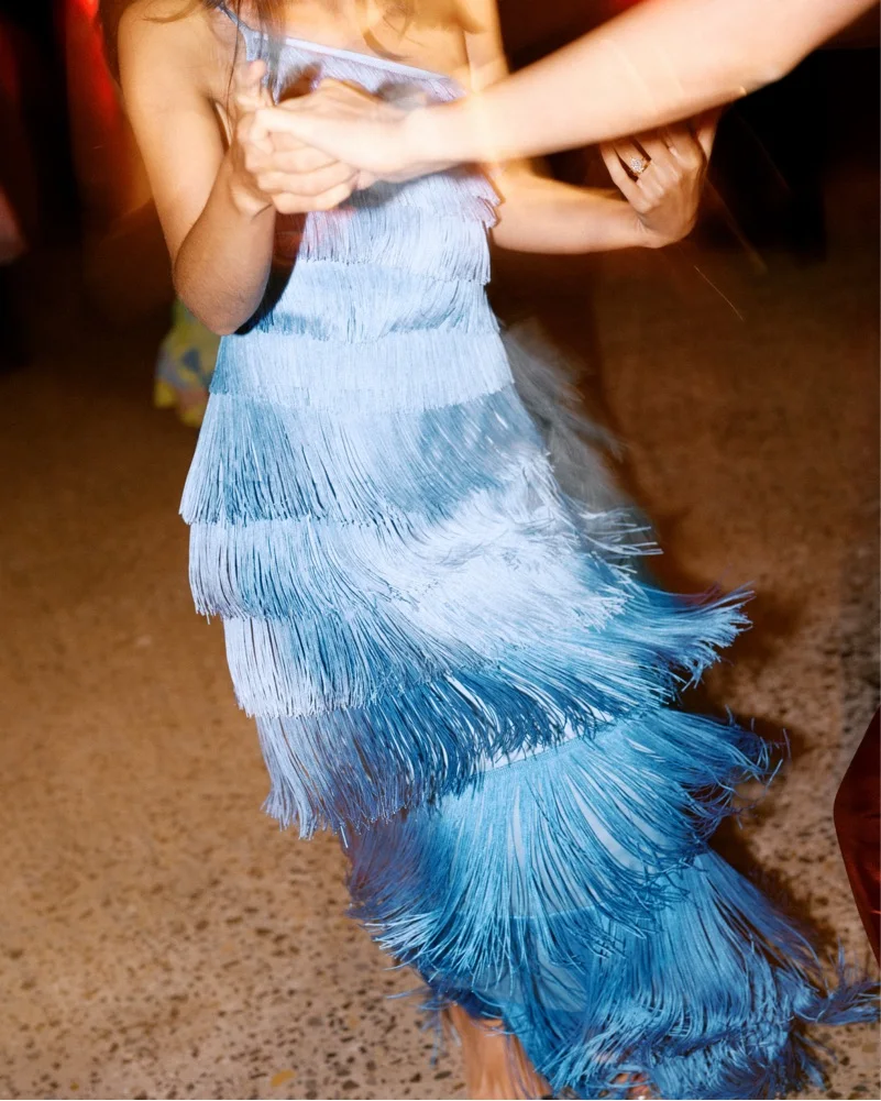 

Ofherown Elegant Blue Tiered Tassels Evening Dresses One-Shoulder Long Prom Gowns Cocktail Birthday Party Vestidos de Noche