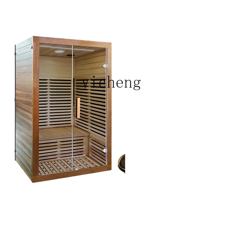 Tqh Far Infrared Sweat Steaming Room Family Light Wave Room Physiotherapy Sauna Whole Body Home Health Care