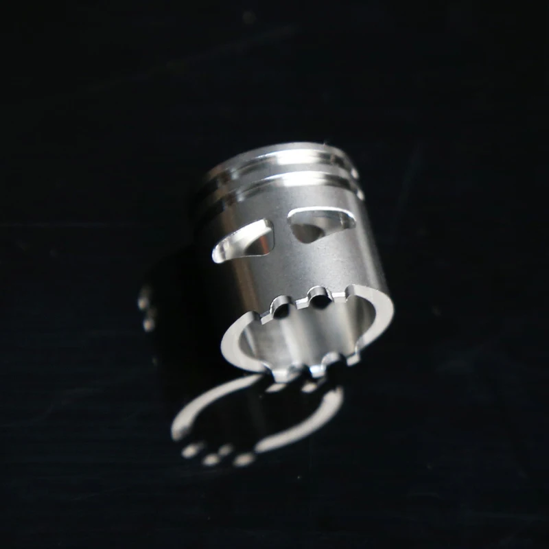 EDC – couteau de guerrier à deux yeux en acier inoxydable, goutte de bijoux, porte-clés artisanal, accessoire Edc pour cadeau pour adulte