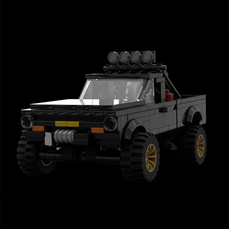 Modelo de carro de corrida de velocidade moc tijolos de construção c10 retro captador tecnologia modular crianças presentes do feriado montar brinquedos terno