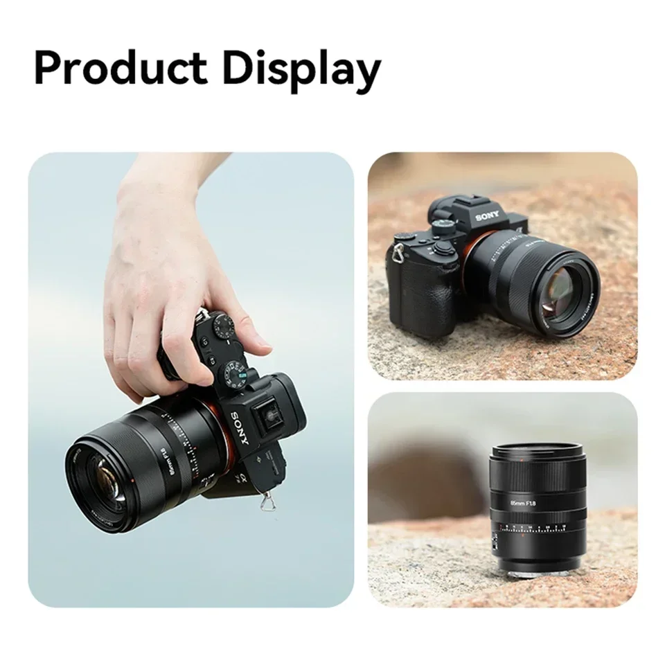 7artisans AF 85 мм F1.8 полнокадровый объектив беззеркальной камеры с автофокусом для портретной фотографии с креплением Sony E A7RIII ZVE-10 Z L