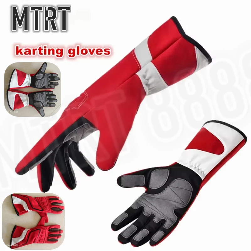 New F1 Auto Car Karting Gloves Breathable Motorcross Racing Gloves Silicone Non-Slip Men Go Kart Racing Gloves Breathable