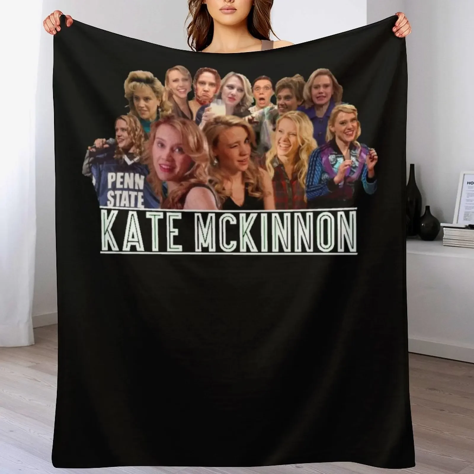 

Kate Mckinnon 8 Tee Shirt Throw Blanket Machine Washable Soft Warm Blanket
