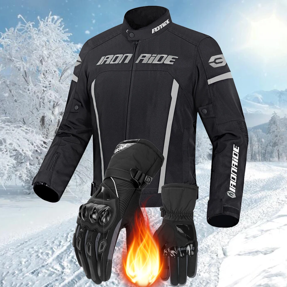 

Windproof Waterproof Motocross Jacket Motorcycle Pants Men Motorcycle Jacket Wear-resistant Body Armor Winter Moto Clothing