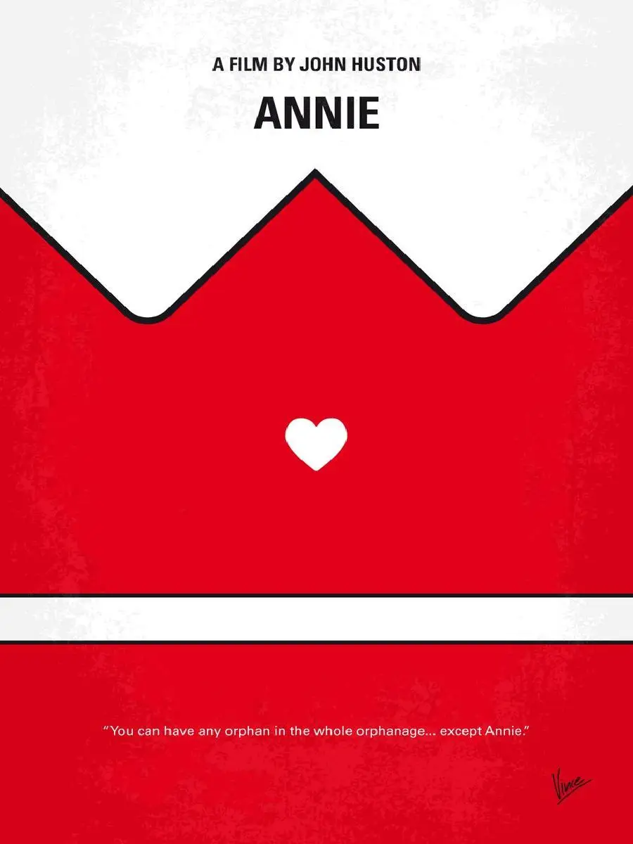 Annie Minimalist Poster  No  Elegant Wall Art Print for Modern Home Decor Interior Design Collection