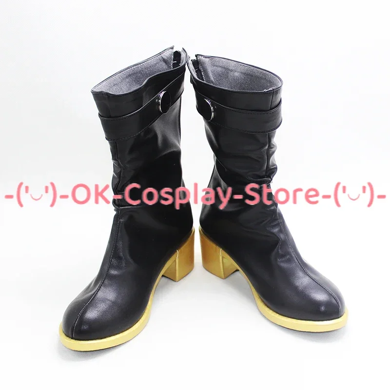 Zenin Maki Cosplay Shoes High Heel PU Leather Shoes Anime Cosplay Props Halloween Carnival Boots Custom Made