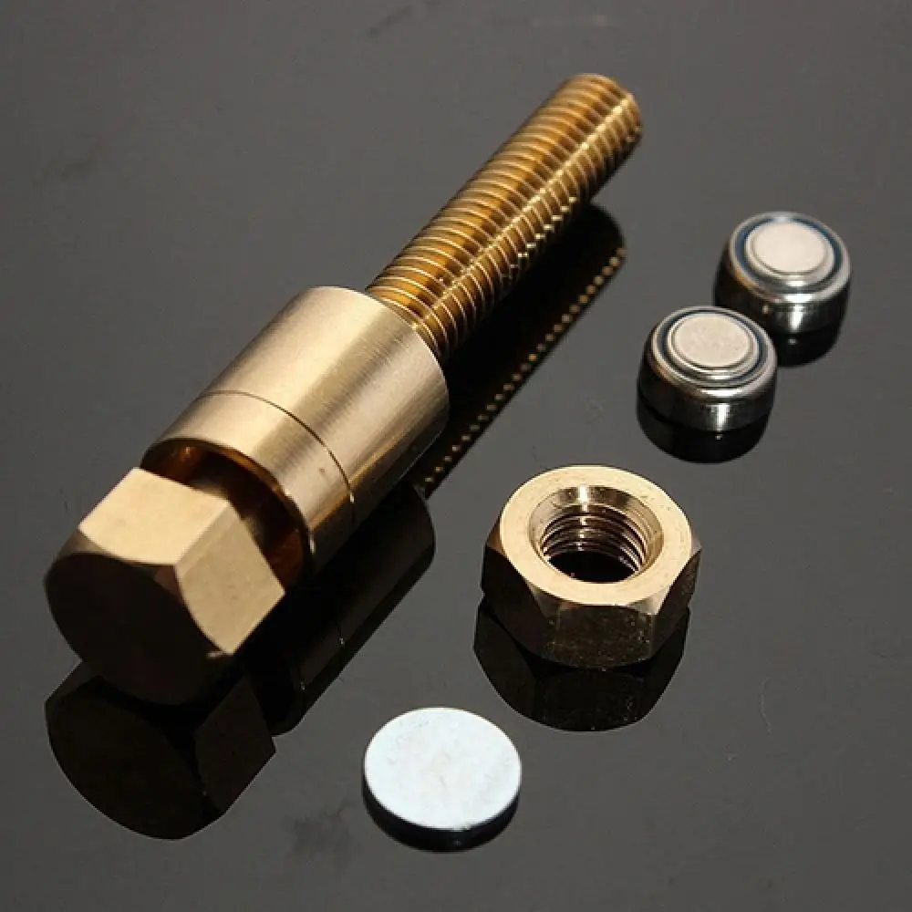 Nut Off Bolt Rotating Screw Close Up Magic Trick Micro Psychic Magic Set Close Up Magic Gimmick Trick Props Rotating Screw Props