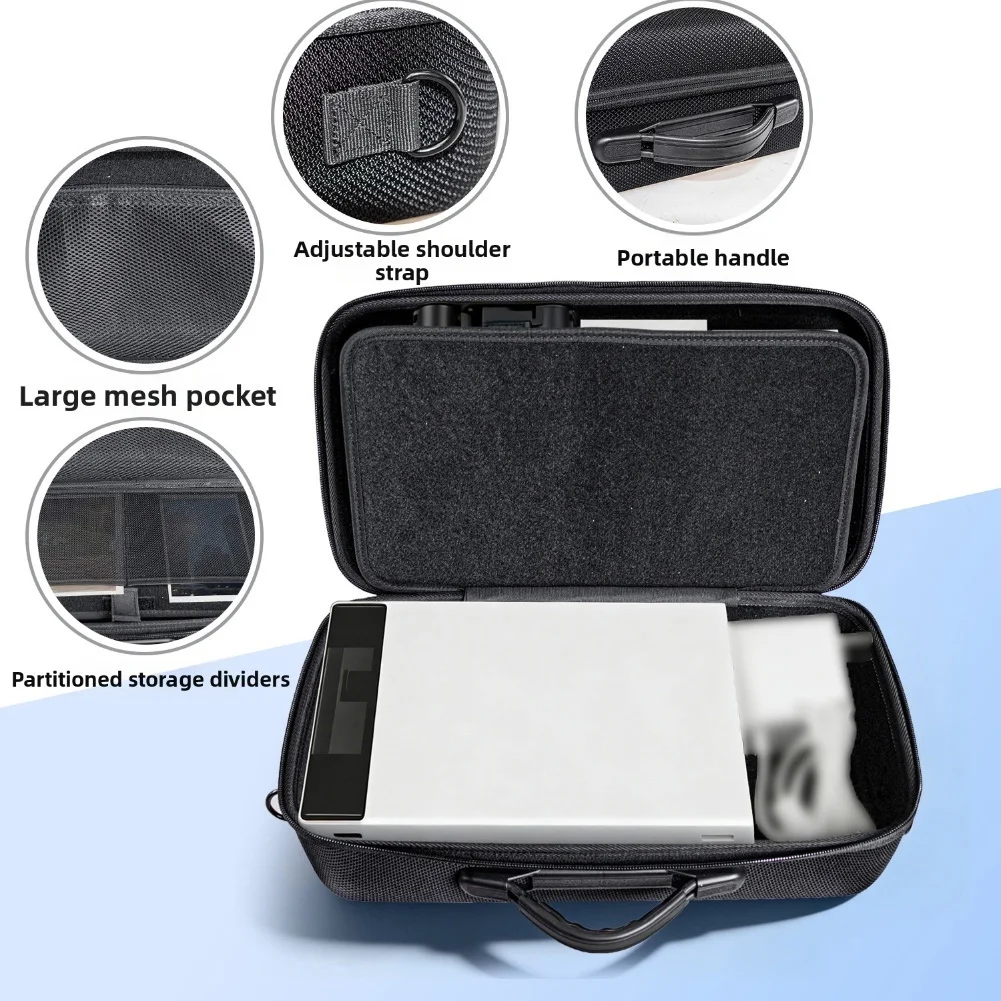 Functional EVA Carry Case for Liene PixCut S1 Color Sticker Printer with Protective Shell and Internal Organization