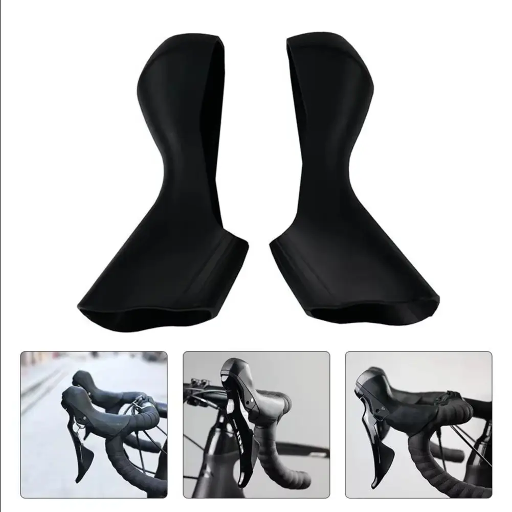 1pair Road Bike Shift Brake Lever Covers Bicycle Silicone Bracket For ST R7020 Hoods ForShimano Cycle Bracket Shifter Lever Hood