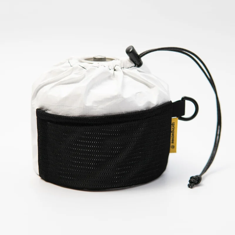 Ultra Lightweight Storage Bag Outdoor Camping Hiking Stove Alpine Gas Canister Cover Tank Protection HDPE UHMWP Camp Gear