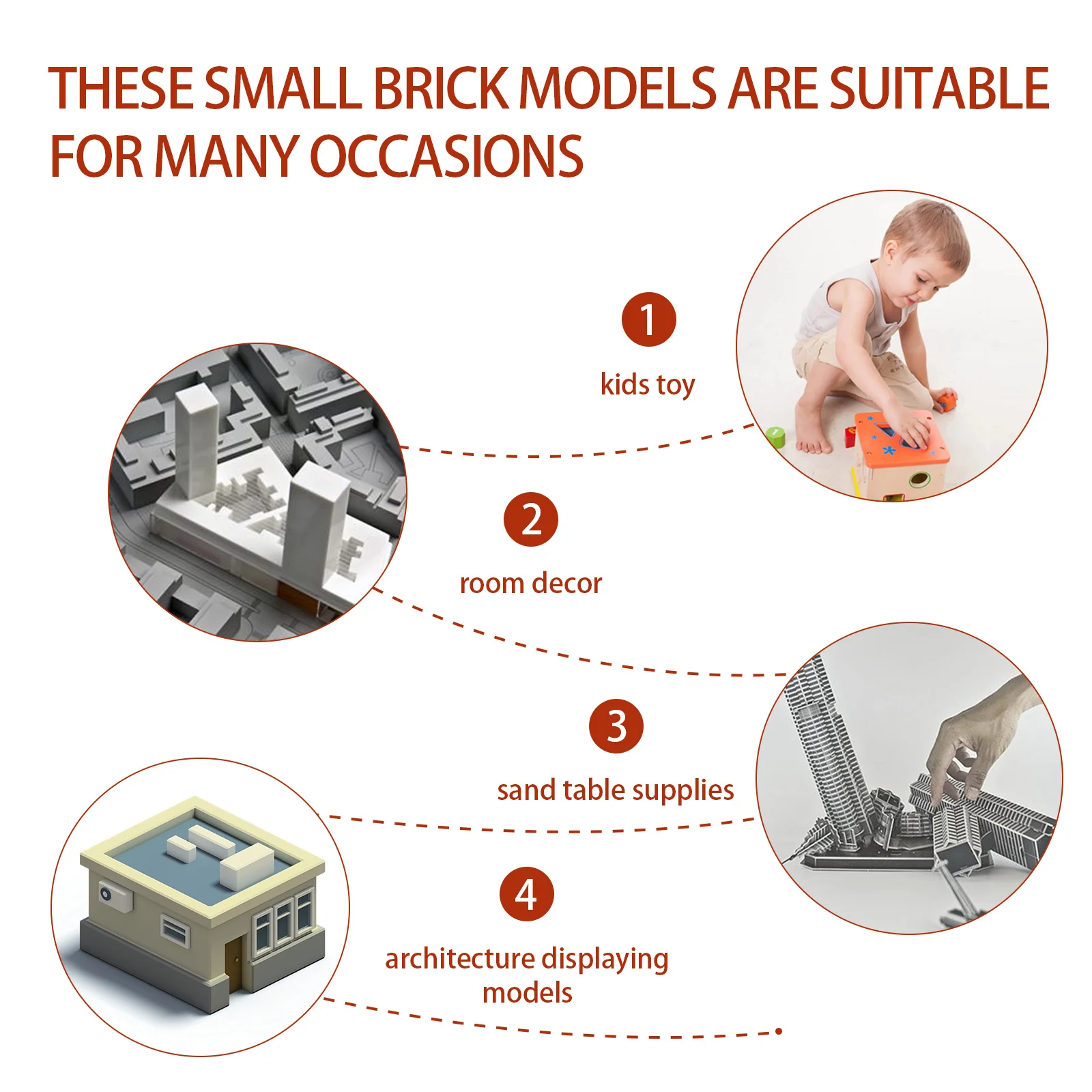 

20Pcs DIY Brick Simulation Mini Bricks for Sand Table Layout Micro Landscape Construction Accessories House Roof Tiles