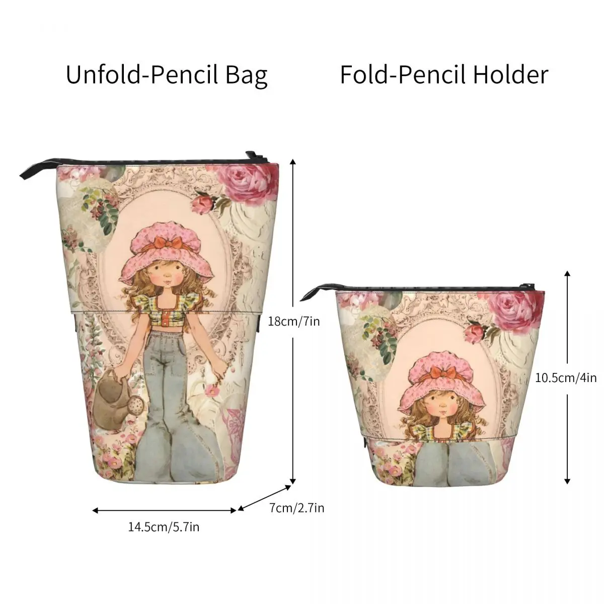 مخصص Kawaii رائعتين لطيف S-Sarahs K-Kays مقلمة للبنين بنات الكرتون تخزين كبير القلم حقيبة صندوق اللوازم المدرسية