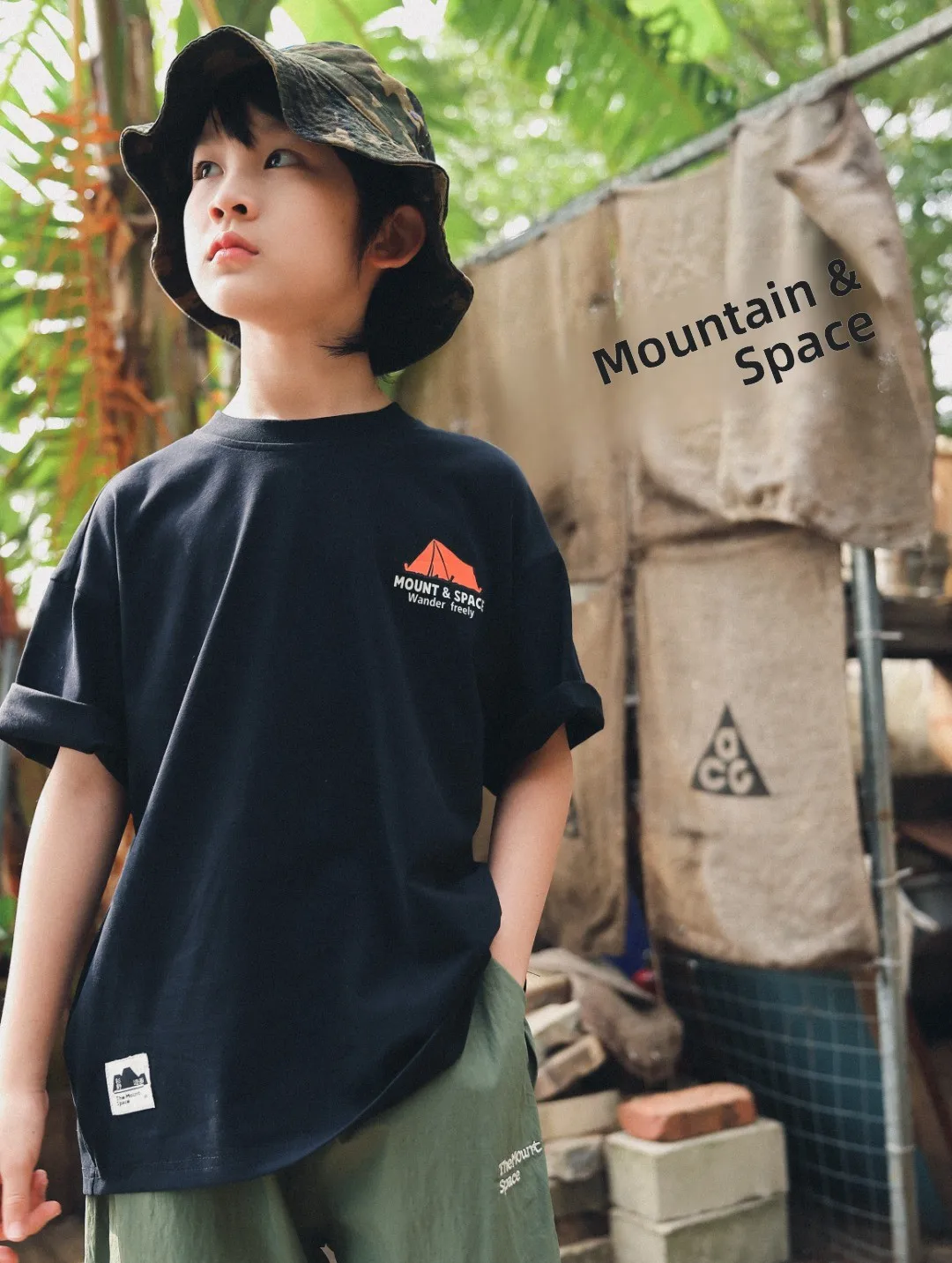 

Pure Cotton Breathable Short Sleeve T-Shirt Outdoor Hiking Sports Top for Boys Summer Clothing 2026 Somidir Mountain Series