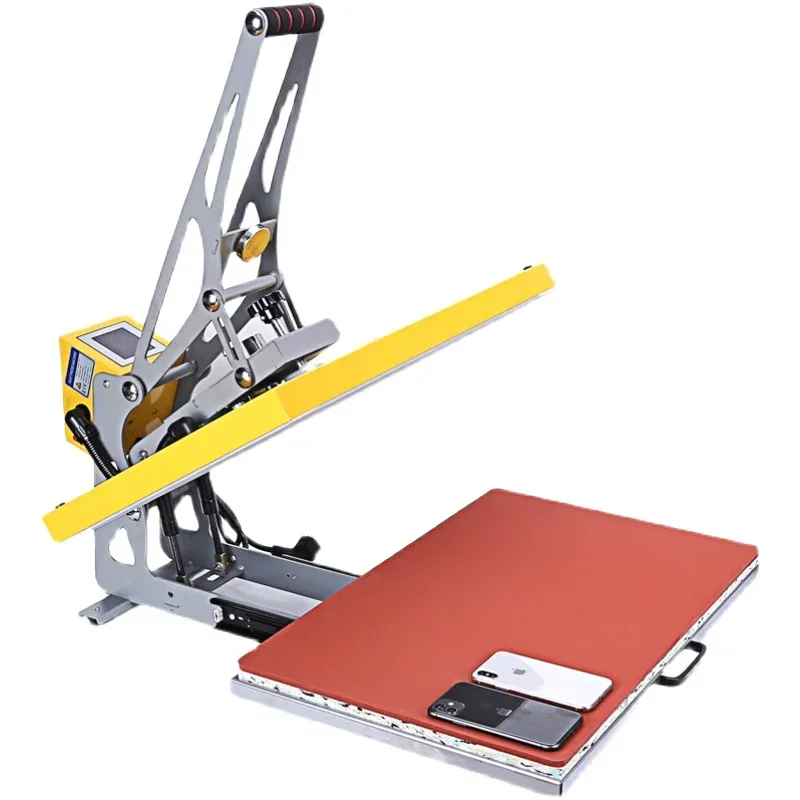 

Small New 40*60cm Flat Hot Stamping Machine Hot Stamper TR-shirt Clothes Pressing Machine Hot Drilling Heat Transfer Equipment