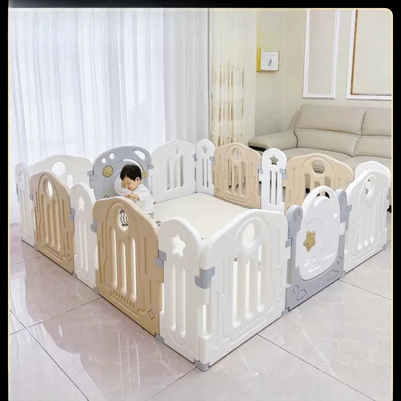 Astronaut Baby Play Fence Indoor Living Room Playground Home Children's Game Fence Playpen for Children Guardrail Baby Playpen