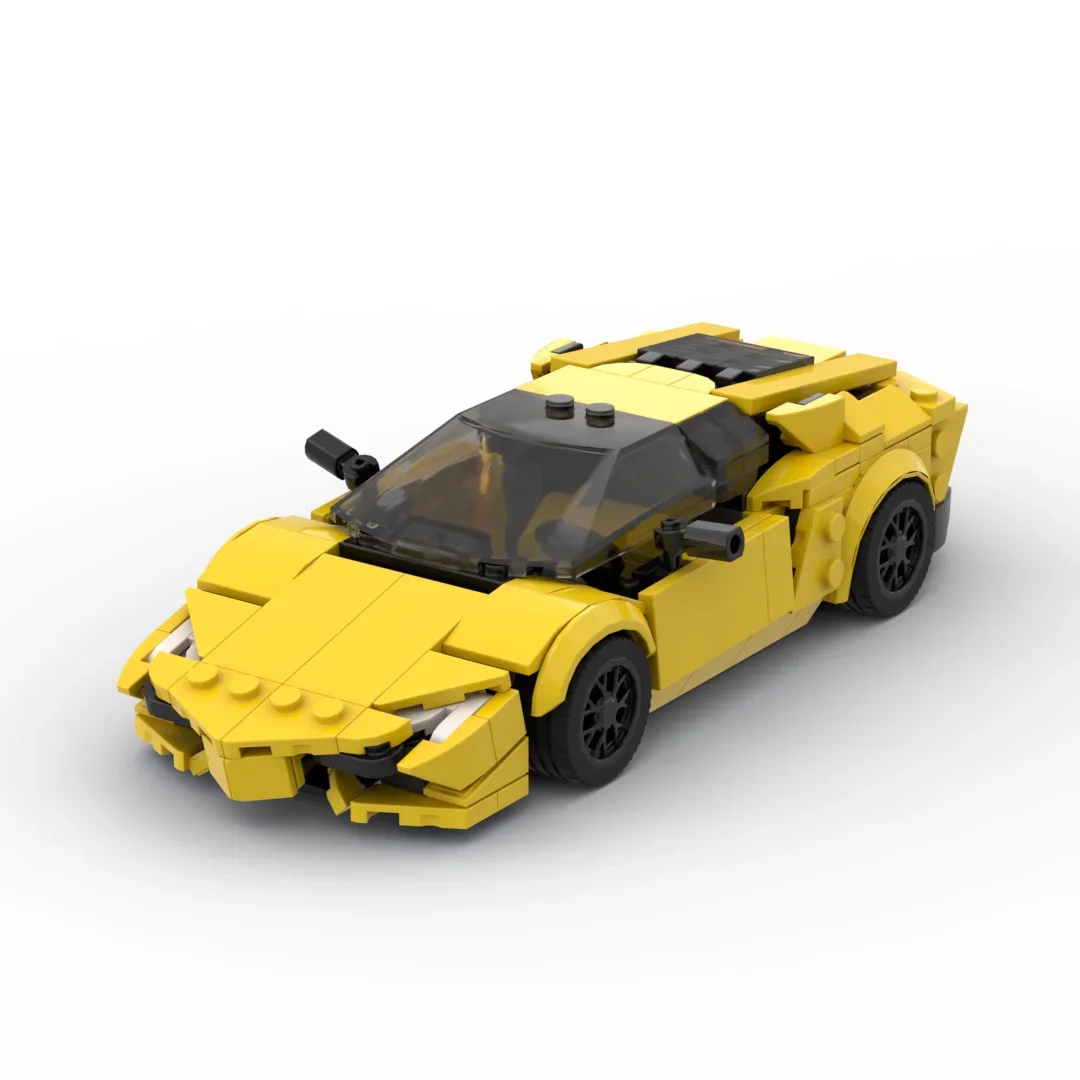 

InhawBrick Speed Moc Технические спортивные гонки Aventador Желтый автомобиль Строительный блок Взрослые наборы кирпичей Модель игрушки