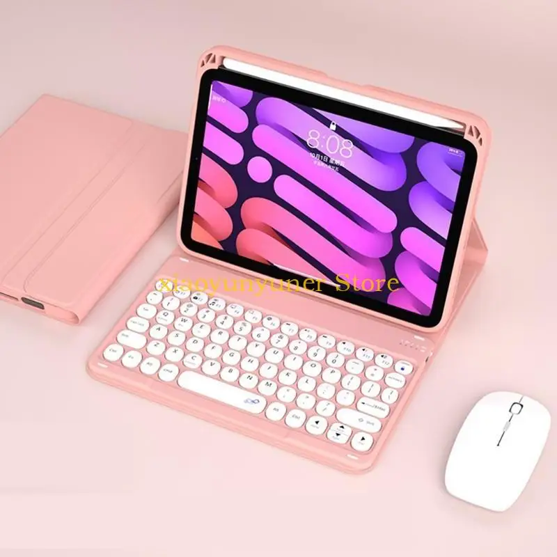 P9JB Teclado desmontable para caso para tableta Mini6 Compatible con mouse compatible con mouse cubierta 6