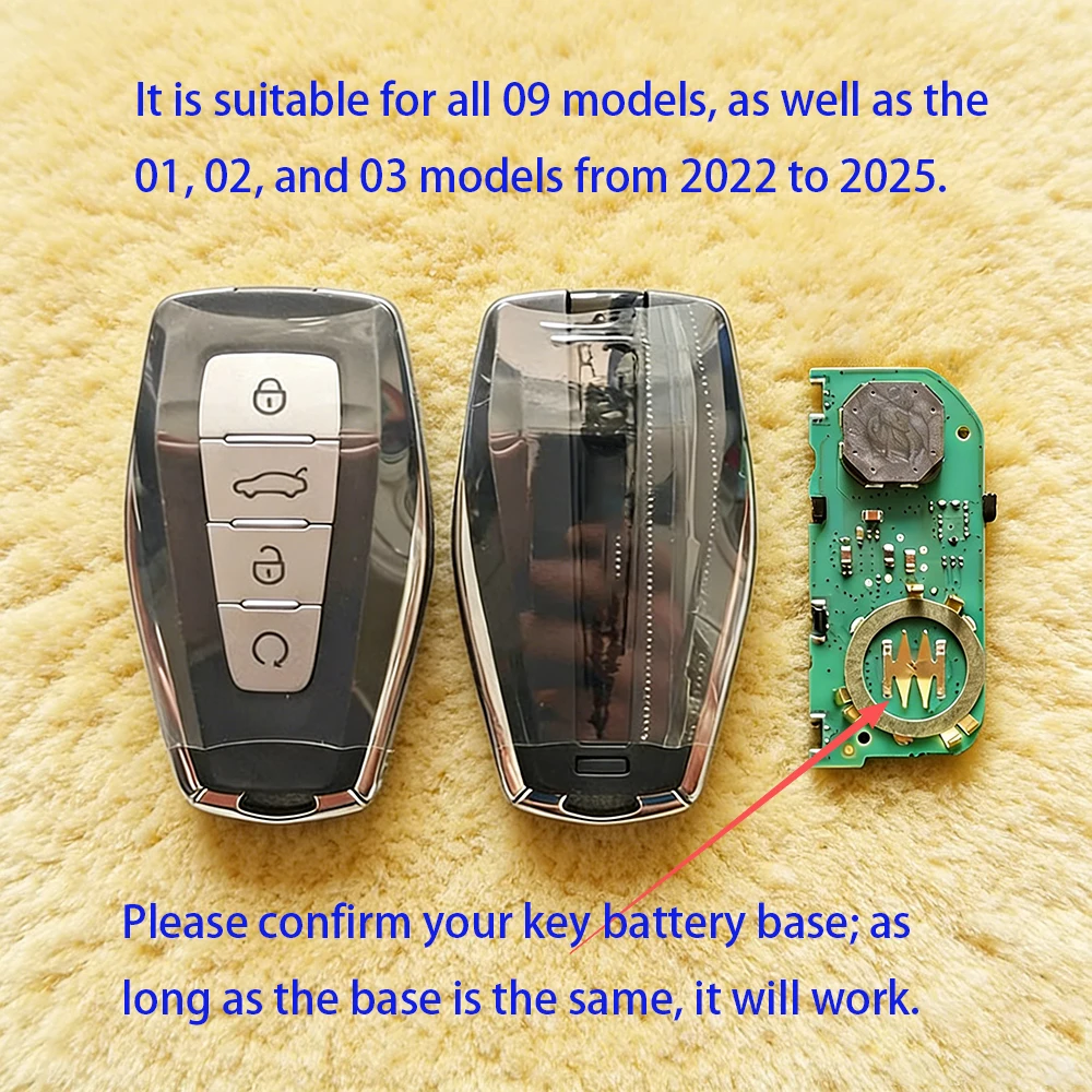 

Оригинальный ключ дистанционного управления 433 МГц для LYNK&CO 09 с чипом 8A