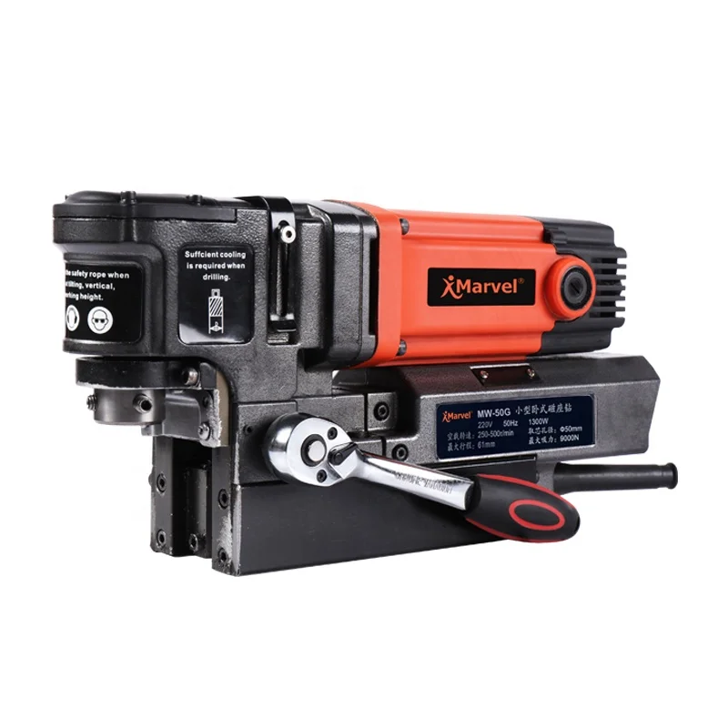 

China Brushless Hand Power Tools Magnetic Drilling Rig Wired High Quality Small Magnetic Drilling Machine