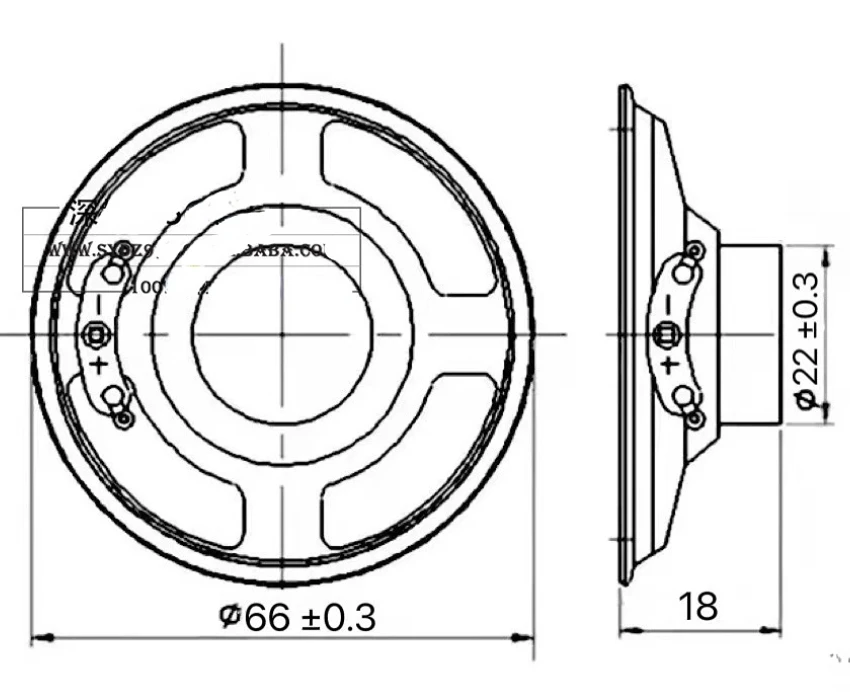 SOTAMIA 2 uds 2,5 pulgadas Mini unidades de altavoces de Audio 4 Ohm 5W Altavoz de cine en casa Altavoz 66mm Altavoz impermeable