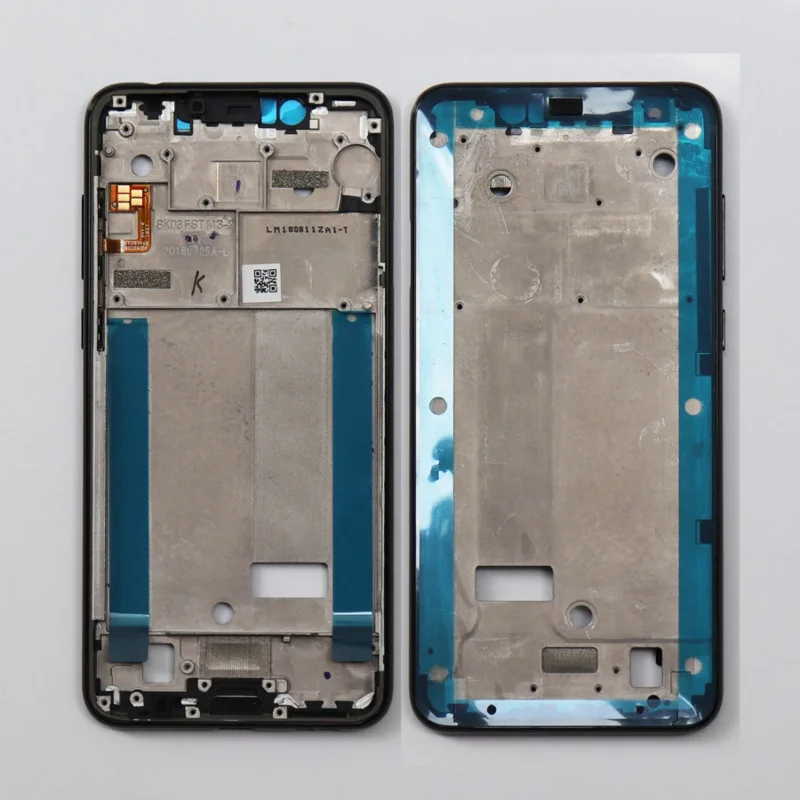 

Middle Frame For Nokia 5.1 Plus Mid Bezel Front Housing Chassis With Volume Power Button Adhesive Sticker For Nokia X5