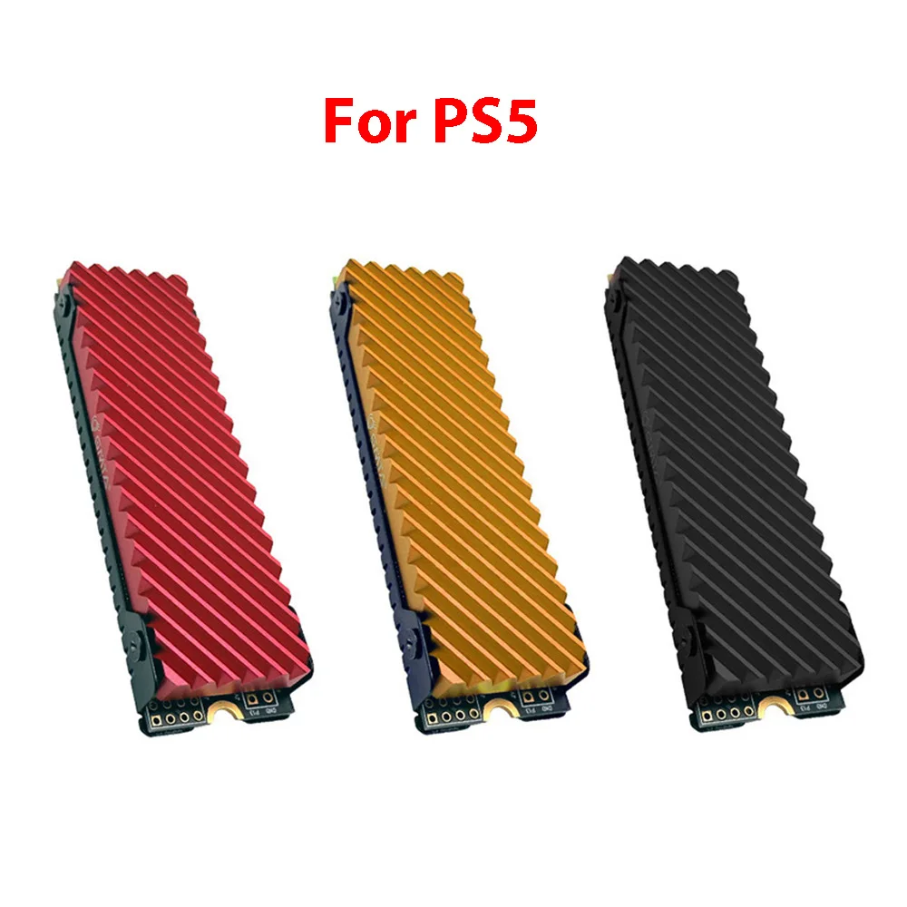 

For PS5 M.2 2280 SSD Cooling Hard Drive Heat Sink Aluminum Alloy Heat Dissipation Module Accessories
