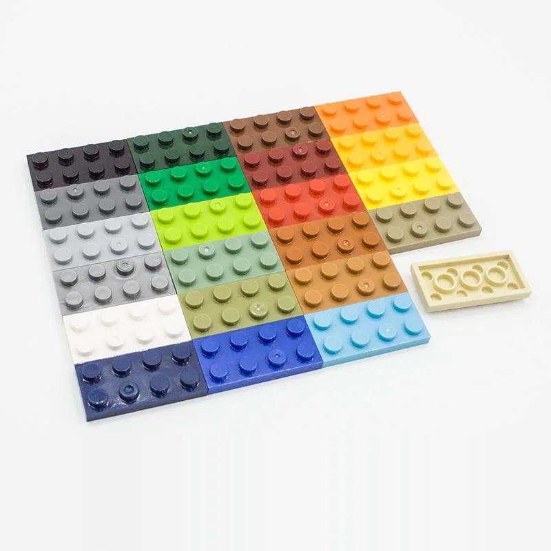 1 Pcs Buildings Blocks 3020 Plate 2 x 4 Brick Collections Bulk Modular GBC Toy For High-Tech MOC Set