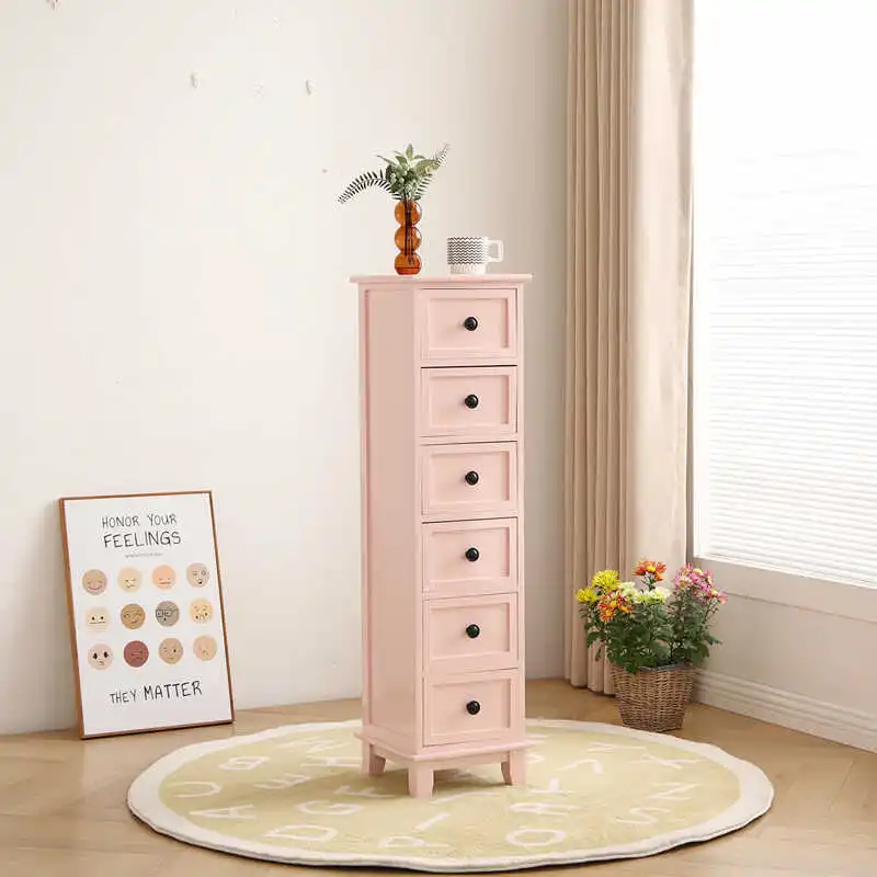

Special crack chest cabinet solid wood bedroom simple modern living room locker wall storage bedside table storage narrow cabine