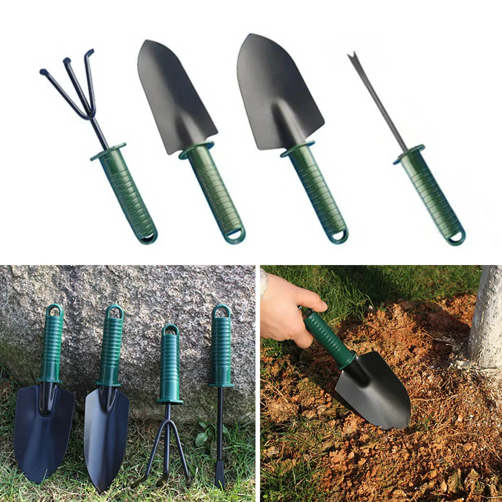 

4 Pcs Gardening Tools Small Indoor Plant Care Kit Mini Outdoor Supplies Shovels