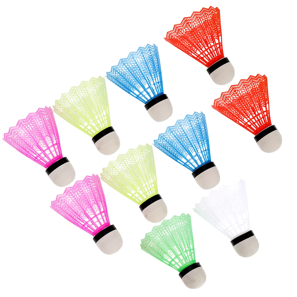 

24pcs Plastic Shuttlecocks Fitness Outdoor Child Family Outdoor Shuttlecocks Training Entertainment Storage