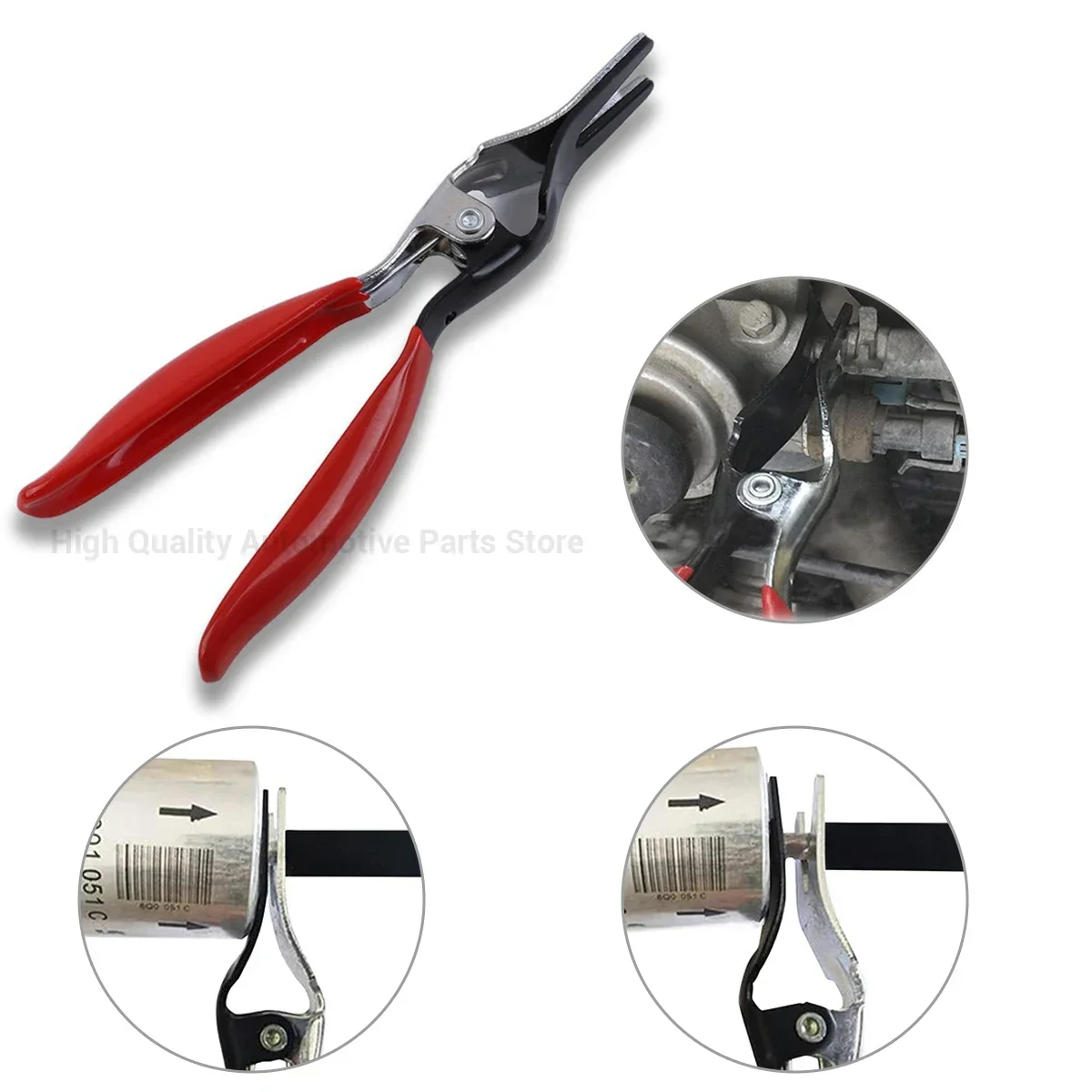 Automobile Tubing Oil Pipe Separation Clamp Joint Tightening Pliers Fuel Filters Hose Tube Buckle Removal Tools Car Pipe Tools
