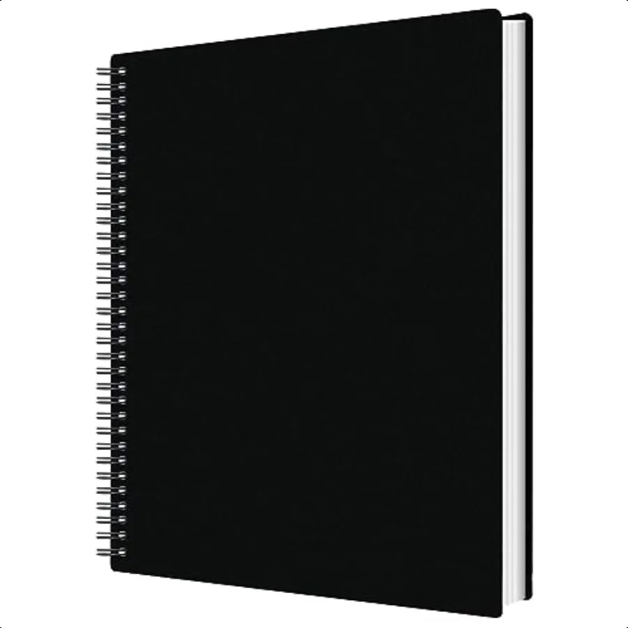 

60 Pockets Portfolio Binder with Plastic Sleeves Presentation Book Display 120 Pages File Folder for Artwork Sheet Music Docume