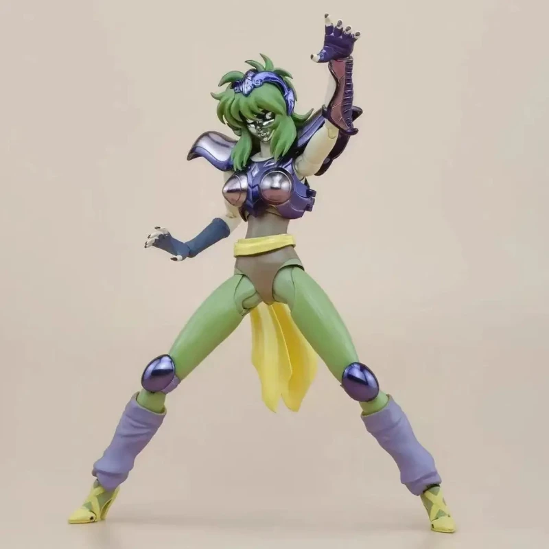 

GoodTony Saint Seiya Myth Cloth EX Ophiuchus Shaina Silver Action Figure Athena Saints Knights of Zodiac Model Statue Toys