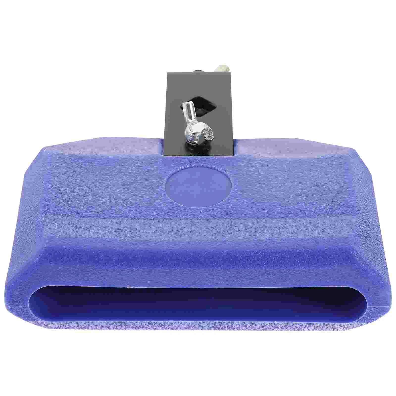 Plastic Latin Percussion Portable Drum Percussion Musical Accessory Cow Bell Durable Drum Accessory (Blue)