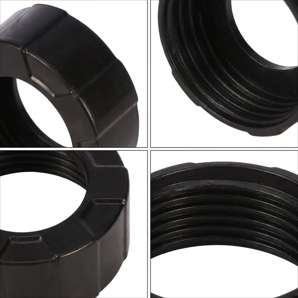 For Construction Sealing Tasks Caulking Gas Front Cap Aluminum Alloy Front Cap Replacement Parts Black Knurled Cap
