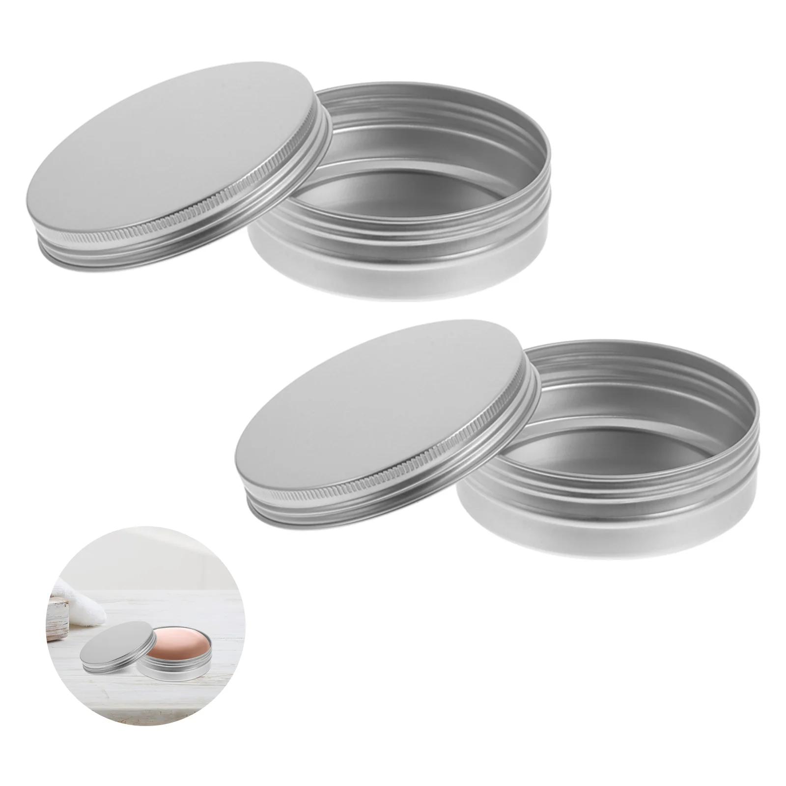 3 Pcs Soap Aluminum Box Travel Cases Bathroom Containers Food with Lids Tea Placing Organizers Boxes Scented Jewelry Tray