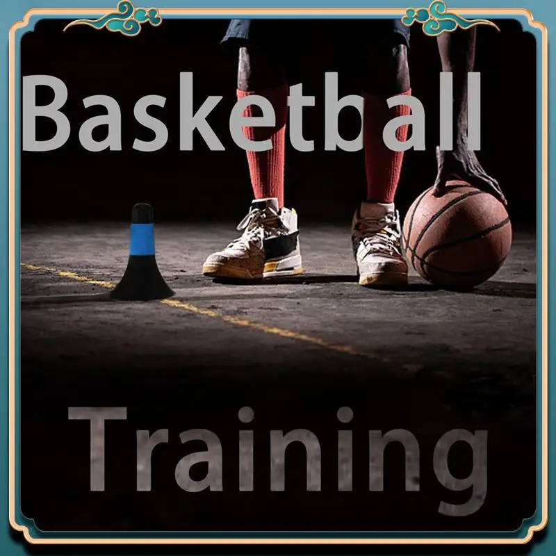 

Latest 12 Pcs Sports Training Cones 9 Inch Agility Plastic Skating Marker Cones For Kids Football Basketball Practice